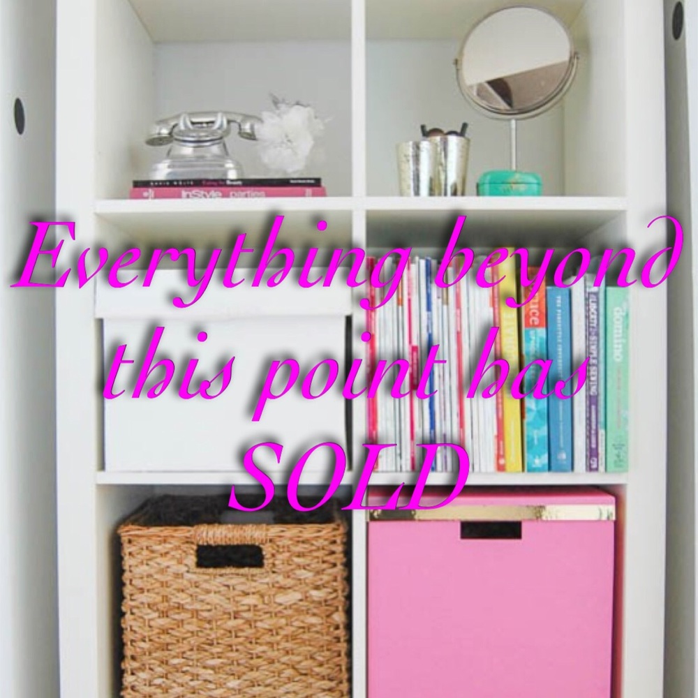 Everything beyond this point has SOLD
